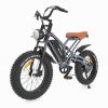 JANSNO Electric Bike 20" x 4.0 Electric Bike for Adults with 750W Brushless Motor, Long-Lasting 48V 14Ah Removable Battery, 7-Speed Transmission , 20