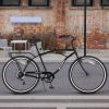 S26205 Adult Beach Cruiser Bike,7 Speed Bicycles, Multiple Colors,26" Inch Wheels, for Men and Women