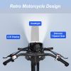 JANSNO Electric Bike 20" x 4.0 Electric Bike for Adults with 750W Brushless Motor, Long-Lasting 48V 14Ah Removable Battery, 7-Speed Transmission , 20