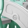 Toddler Slide and Swing Set 3 in 1, Kids Playground Climber Swing Playset with Basketball Hoops Freestanding Combination Indoor & Outdoor