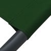 Patio Lounge Bed with Canopy and Pillows Green