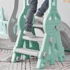 Toddler Slide and Swing Set 3 in 1, Kids Playground Climber Swing Playset with Basketball Hoops Freestanding Combination Indoor & Outdoor