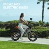 JANSNO Electric Bike 20" x 4.0 Electric Bike for Adults with 750W Brushless Motor, Long-Lasting 48V 14Ah Removable Battery, 7-Speed Transmission , 20