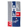[Personalization Only] Dodgers Colorblock Personalized Beach Towel