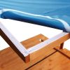Wooden Sandbox with Convertible Cover Kids Outdoor Backyard Bench Play Sand Box  YJ