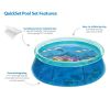 o8ft 3D fun above ground pool, circular, ages 6 and up