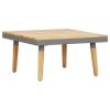 8-Seater Patio Lounge Set with Cushions Solid Acacia Wood