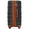 Luggage Sets 5 Piece, Expandable ABS Durable Suitcase with Travel Bag and Hanging Toiletry Bag, Carry On Luggage Suitcase Set with 360¬∞ Spinner Wheel