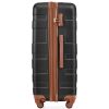 Luggage Sets 5 Piece, Expandable ABS Durable Suitcase with Travel Bag and Hanging Toiletry Bag, Carry On Luggage Suitcase Set with 360¬∞ Spinner Wheel