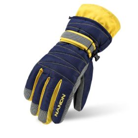 MaxProtect Winter Tech Gloves (Option: Blue-XL)