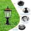 Solar Column Headlights With Dimmable LED(2 pack)