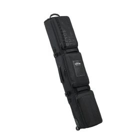 Single And Double Snowboard Snowboard Storage Bag With Wheel Large Capacity (Option: Meteorite-Double plate-168x32cm)